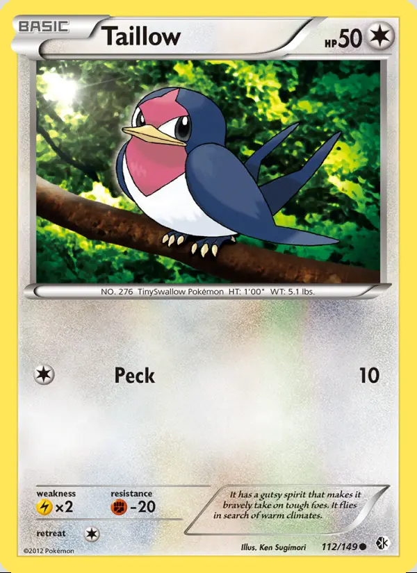 Image of the card Taillow
