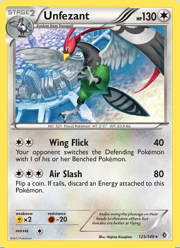 Image of the card Unfezant