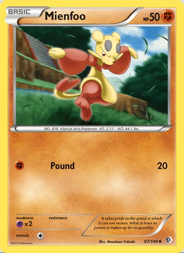 Image of the card Mienfoo