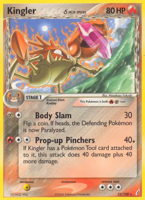 Image of the card Kingler δ