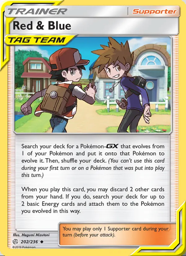 Image of the card Red & Blue