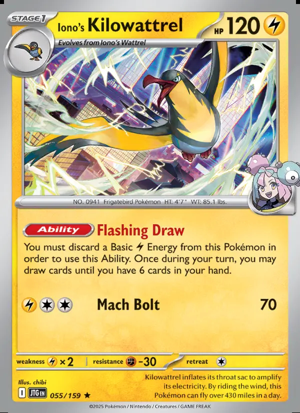 Image of the card Iono's Kilowattrel