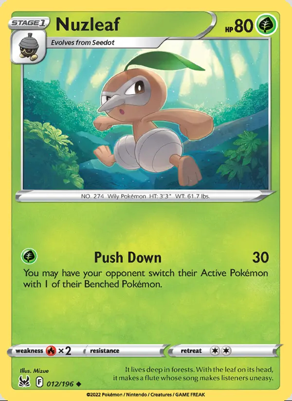 Image of the card Nuzleaf
