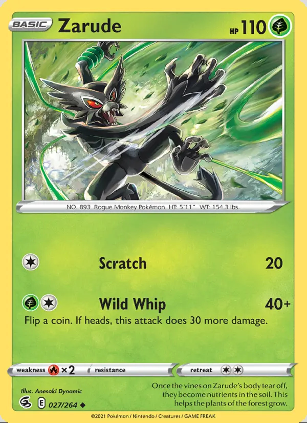 Image of the card Zarude