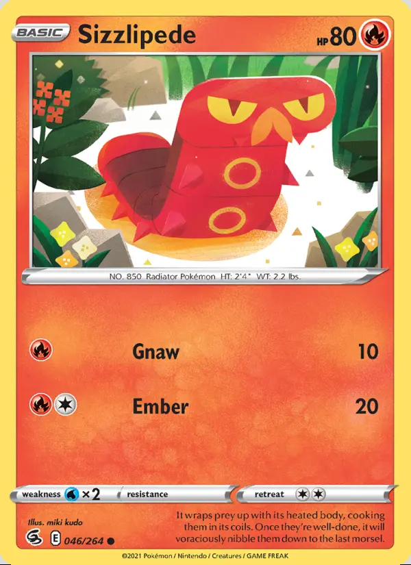Image of the card Sizzlipede