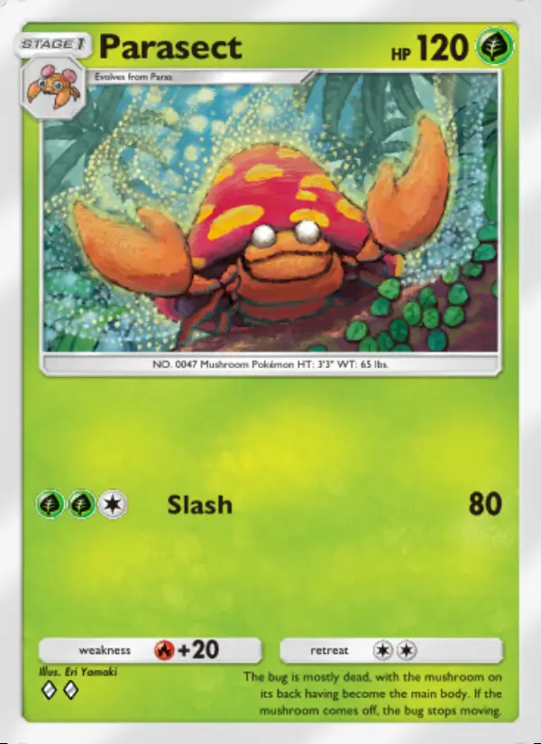Image of the card Parasect