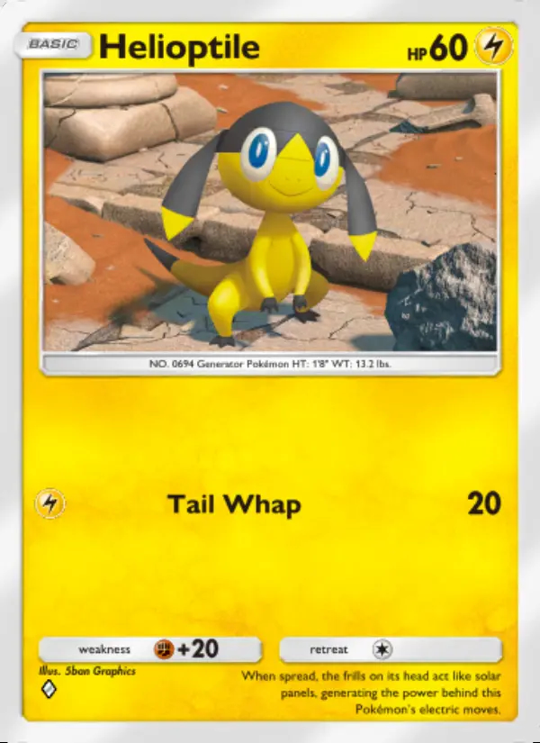 Image of the card Helioptile