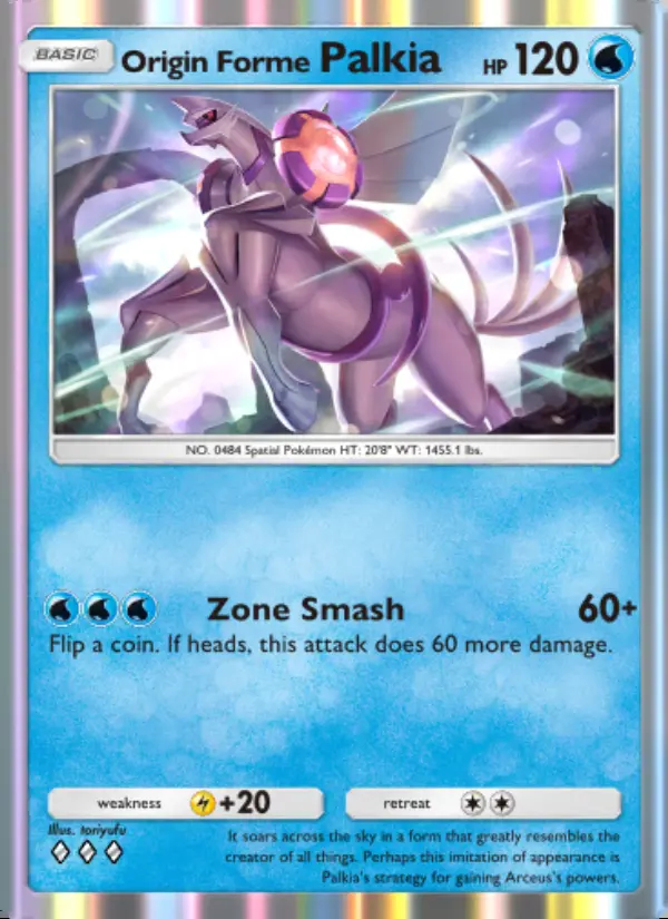 Image of the card Origin Forme Palkia