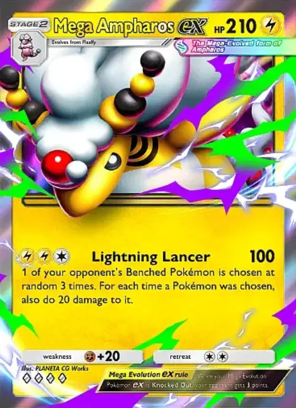 Image of the card Mega Ampharos ex